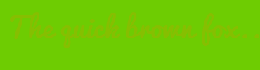 Image with Font Color 86BF01 and Background Color 6ECC02